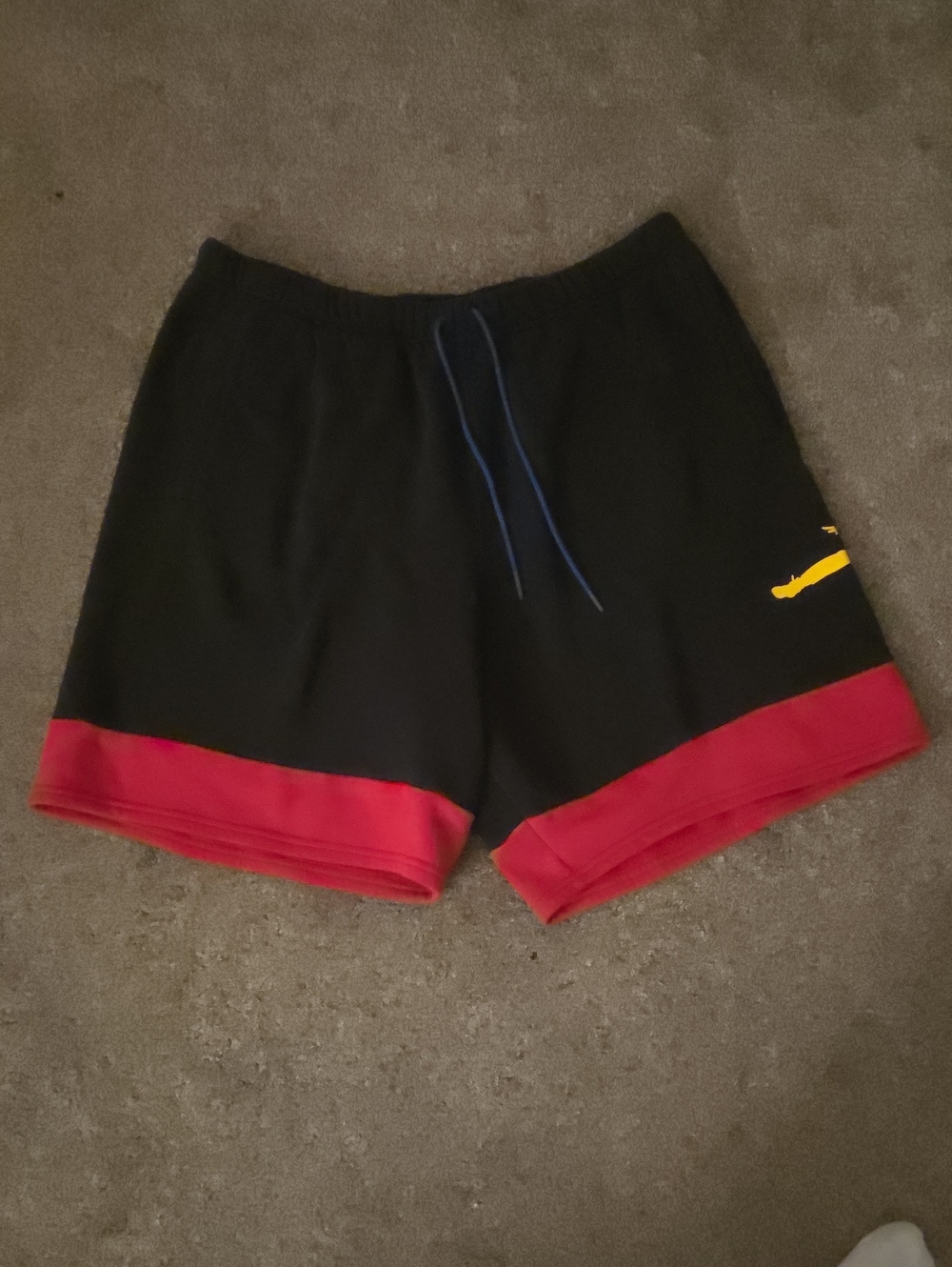 Jordan Men's Black Sweatshorts Athletic Shorts With Jordan Logo Size XXL
